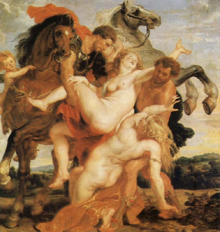 Peter Paul Rubens The robbery of the daughters of Leucippus Spain oil painting art